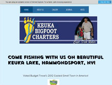 Tablet Screenshot of keukabigfoot.com